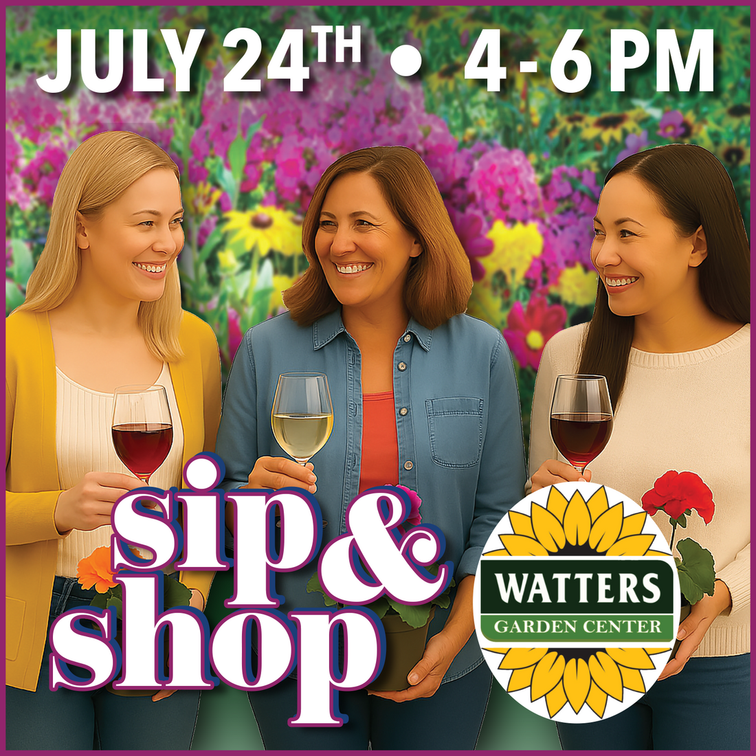 Watters Garden Center Hosts Exclusive "Sip & Shop" Event for Local Schools and Community