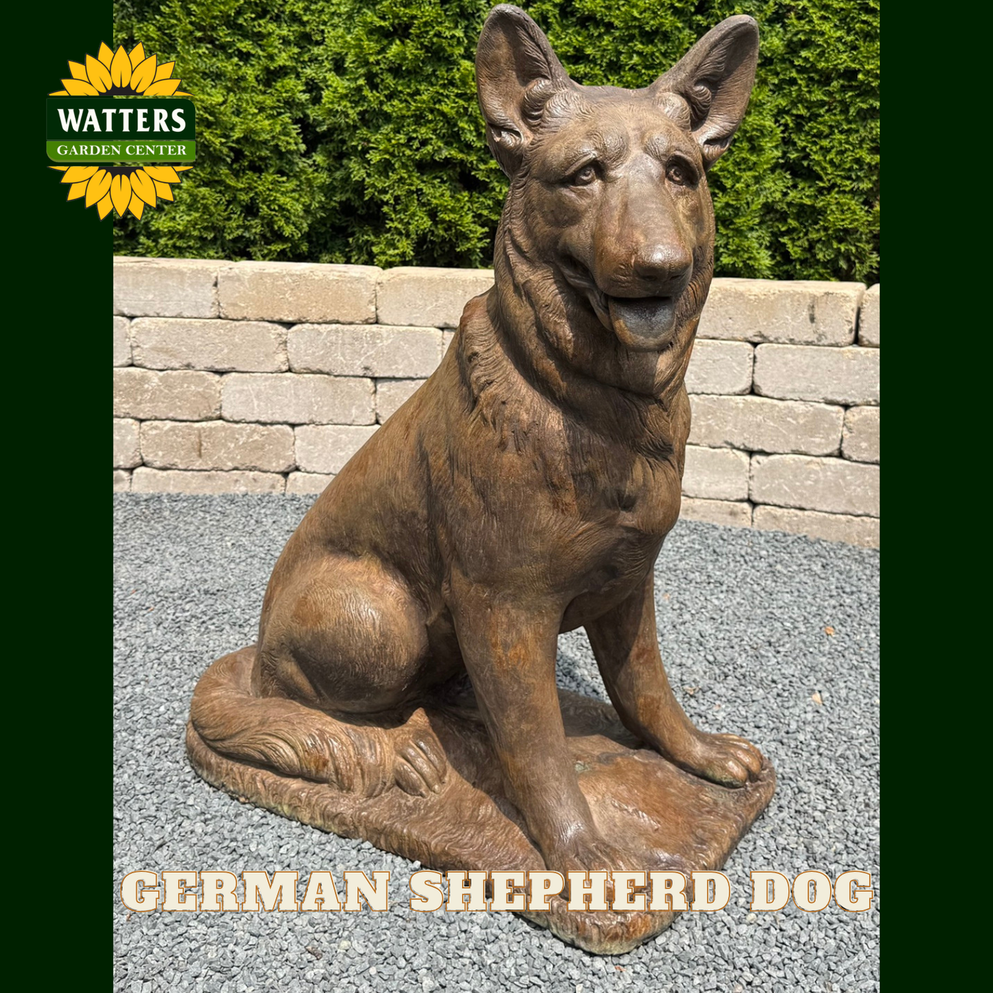 GERMAN SHEPHERD STATUE