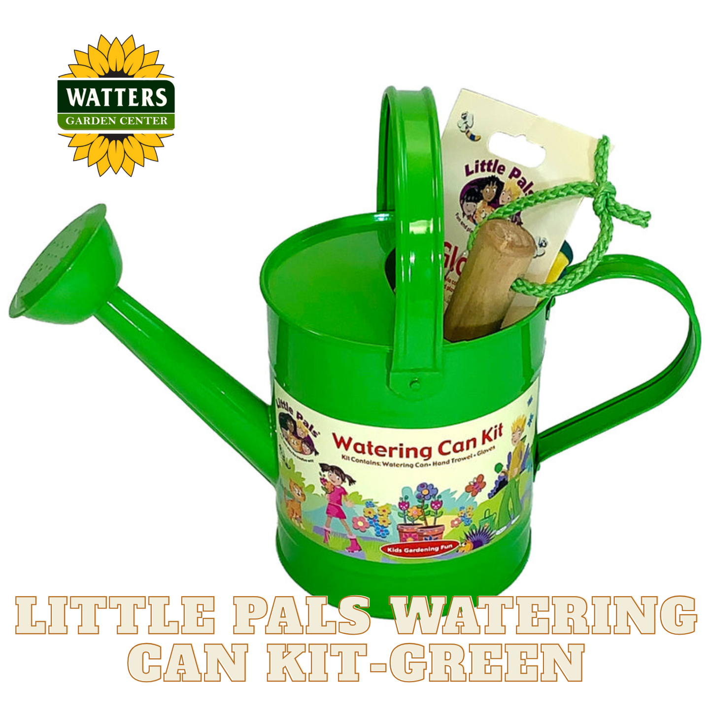 Little Pals Green Watering Can Kit