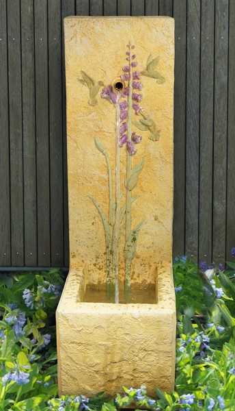 HUMMINGBIRDS SPOUT FOUNTAIN 39" TALL