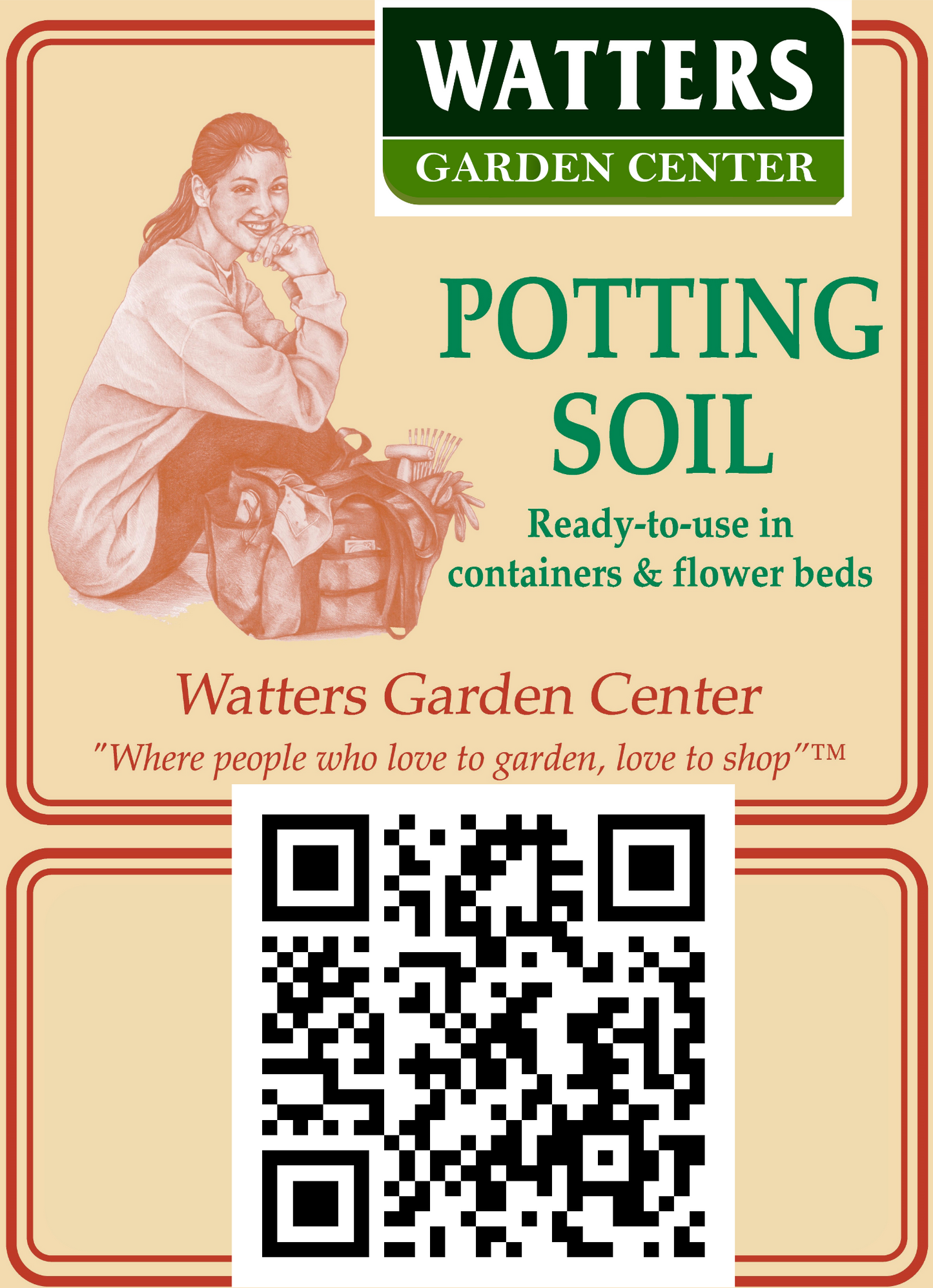 WATTERS POTTING SOIL 1.5cf