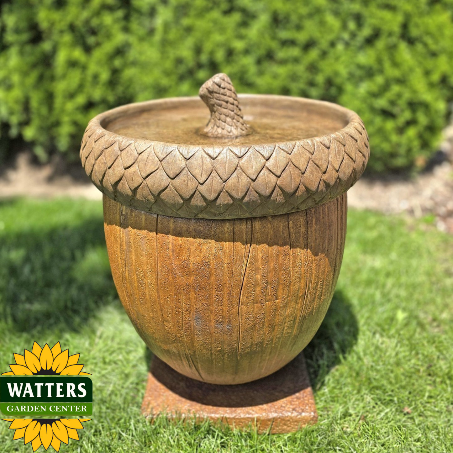 ACORN BIRDBATH