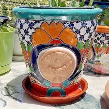 TERRACOTTA PLASTIC SAUCER 8in