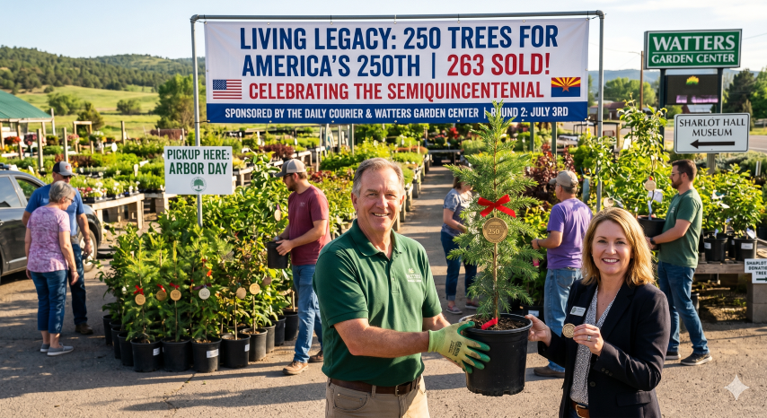 Prescott's Patriotic Planting: Watters Garden Center Sells Out of 250th Anniversary Legacy Trees; Second Wave Announced for July 3rd Pickup