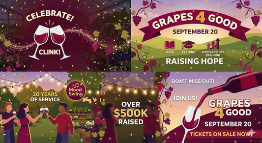 Cheers to 20 Years: Grapes 4 Good Milestone Fundraiser Returns to Watters Garden Center