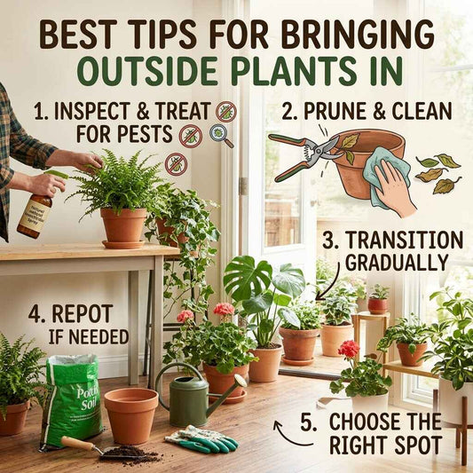 Best Tips for Bringing Outside Plants In