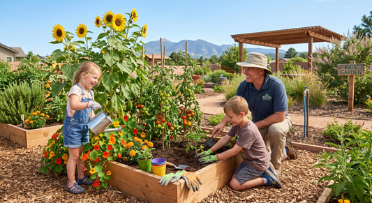 How to Create a Kid-Friendly Backyard Garden: High-Energy Fun and Lifelong Lessons