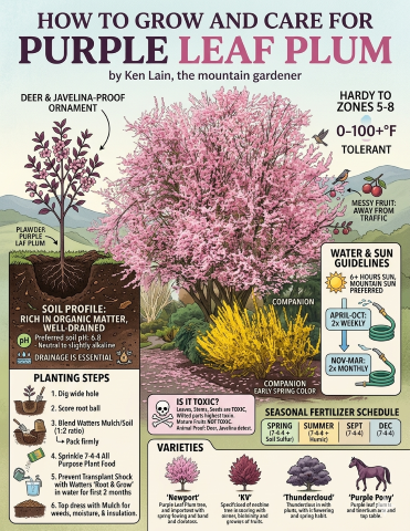 How to Grow and Care for Purple Leaf Plum