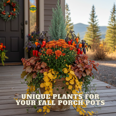 Mums and Beyond: Unique Plants for Your Fall Porch Pots