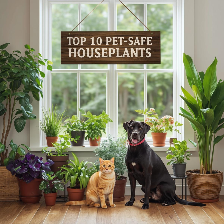 Online Top 10 Pet-Safe Houseplants