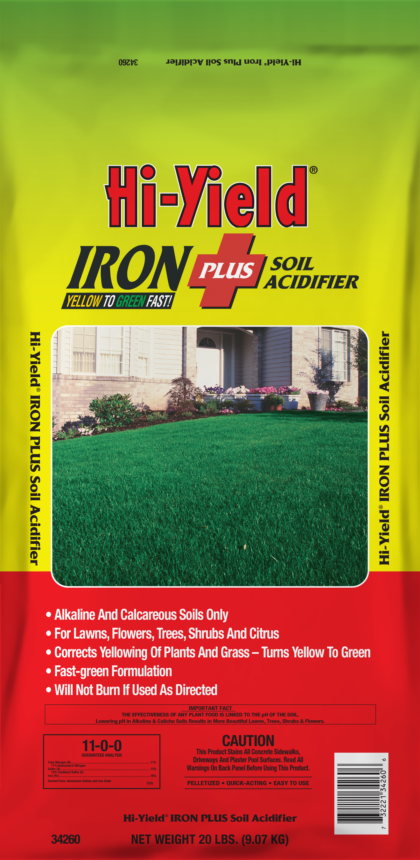 IRON PLUS SOIL ACIDIFIER 3.25lb