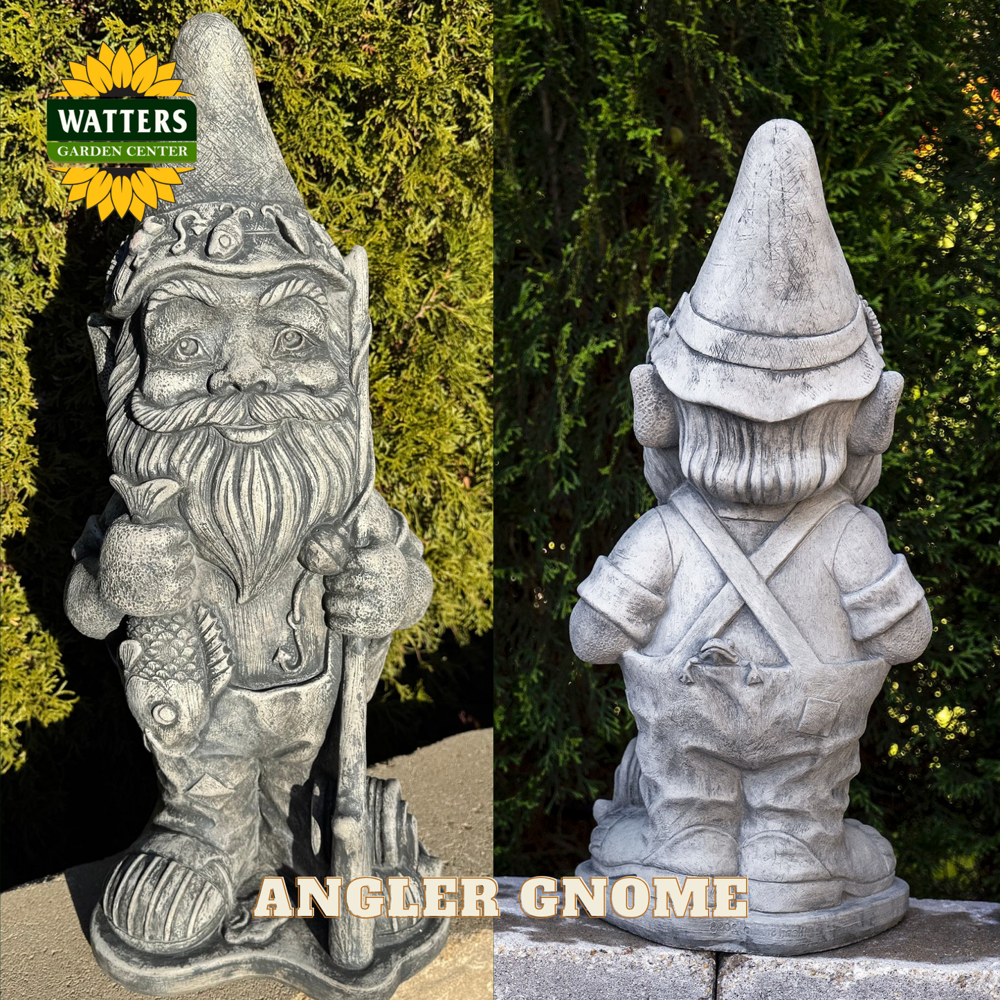 ANGLER GNOME STATUE