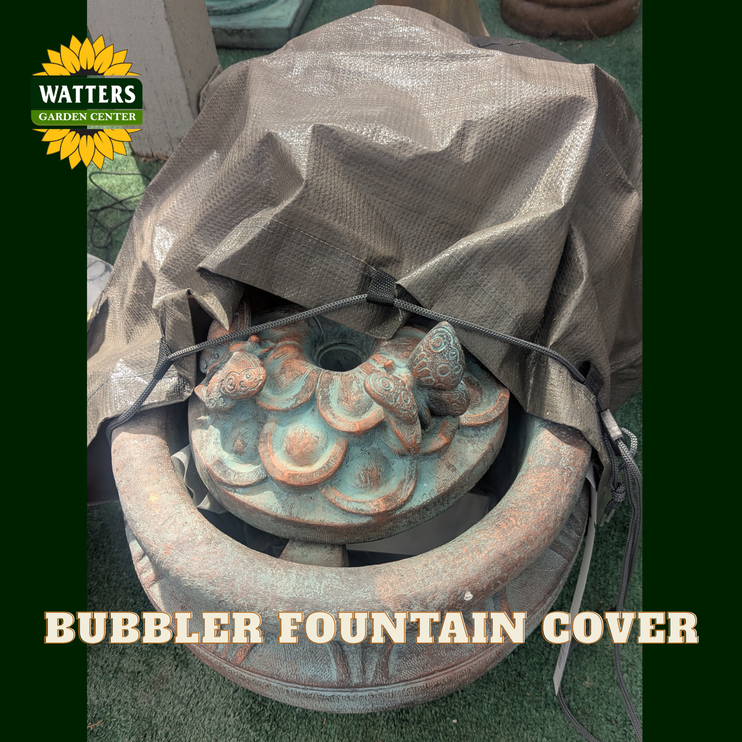 BUBBLER FOUNTAIN COVER