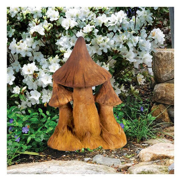 SMALL TRIPLE MUSHROOM 14"TALL