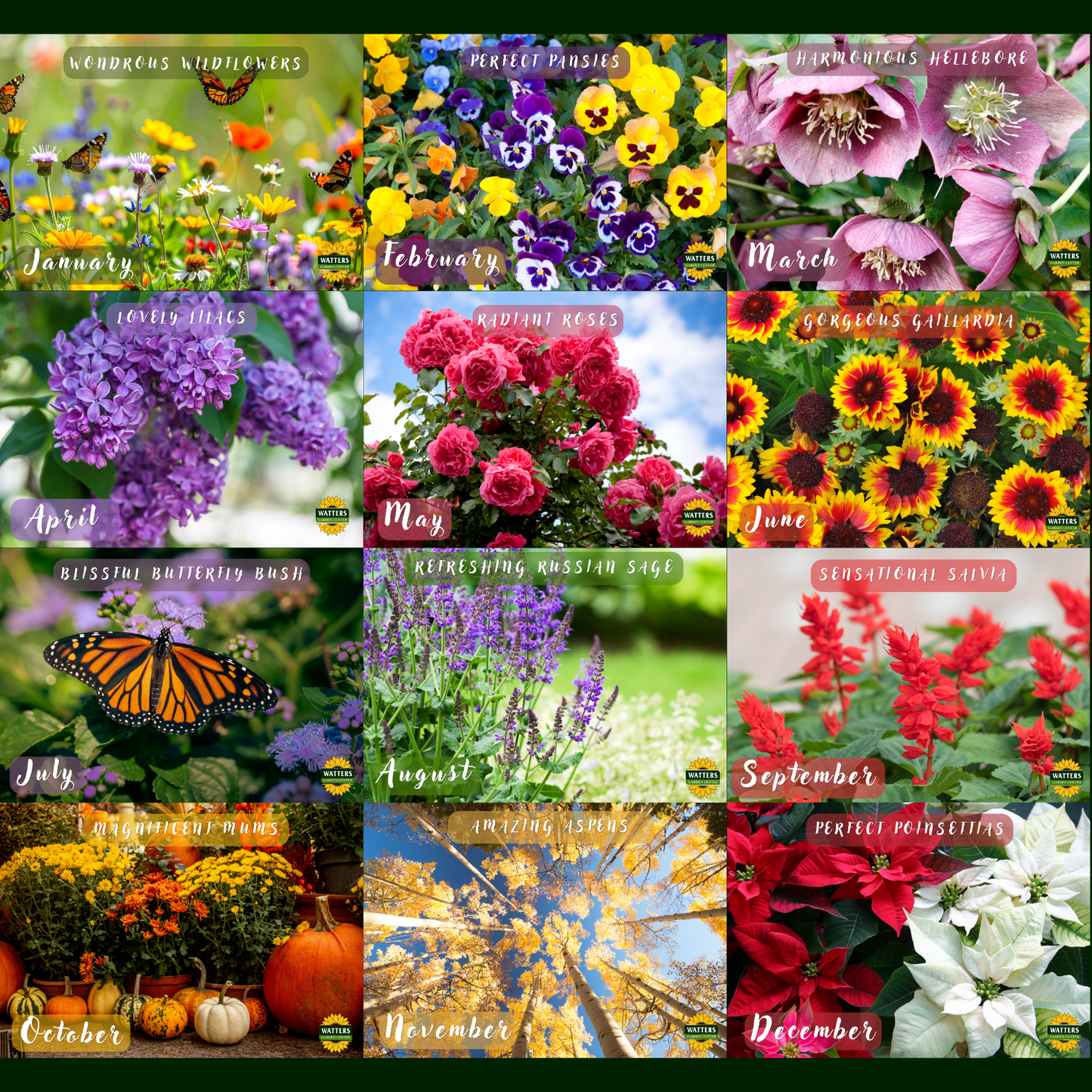 2027 Watters Garden Calendar
