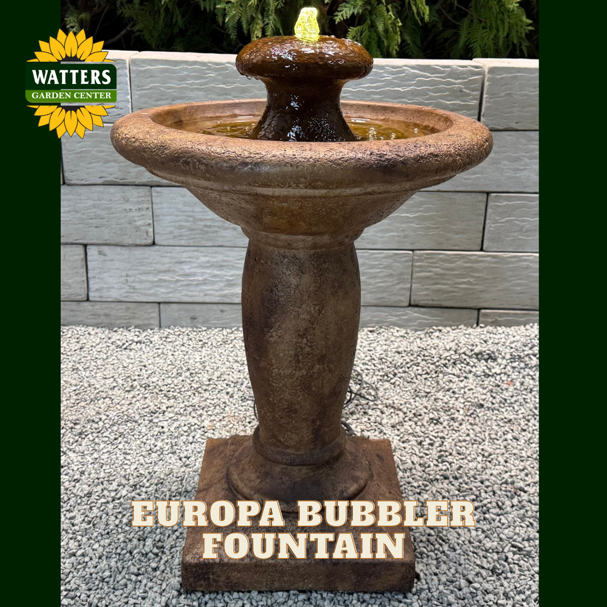 EUROPA BUBBLER FOUNTAIN