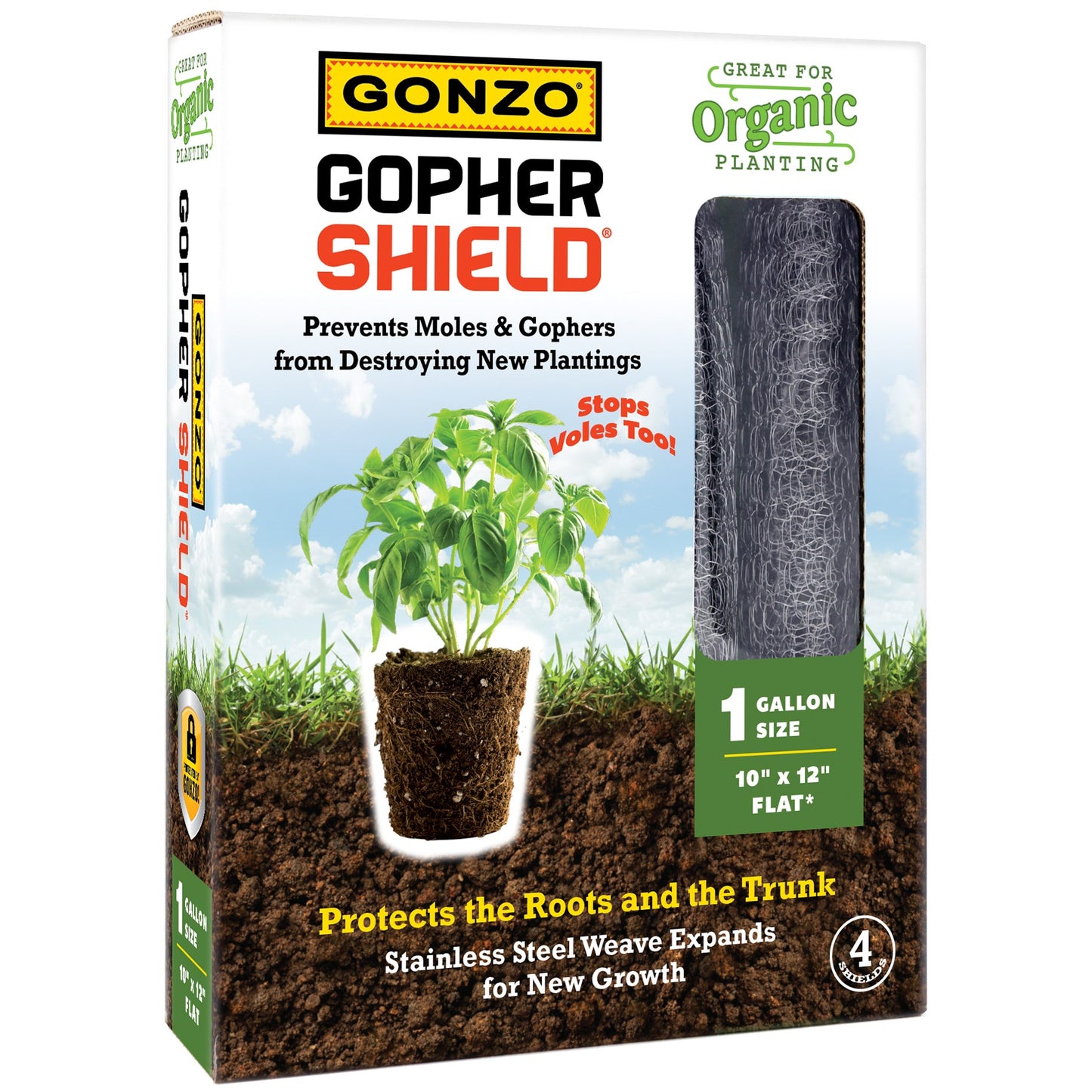 GOPHER SHIELD PLANT PROTECTOR 15gallon