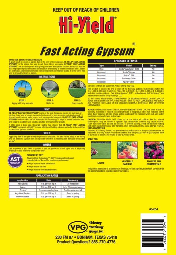FAST ACTING GYPSUM 3.25lb