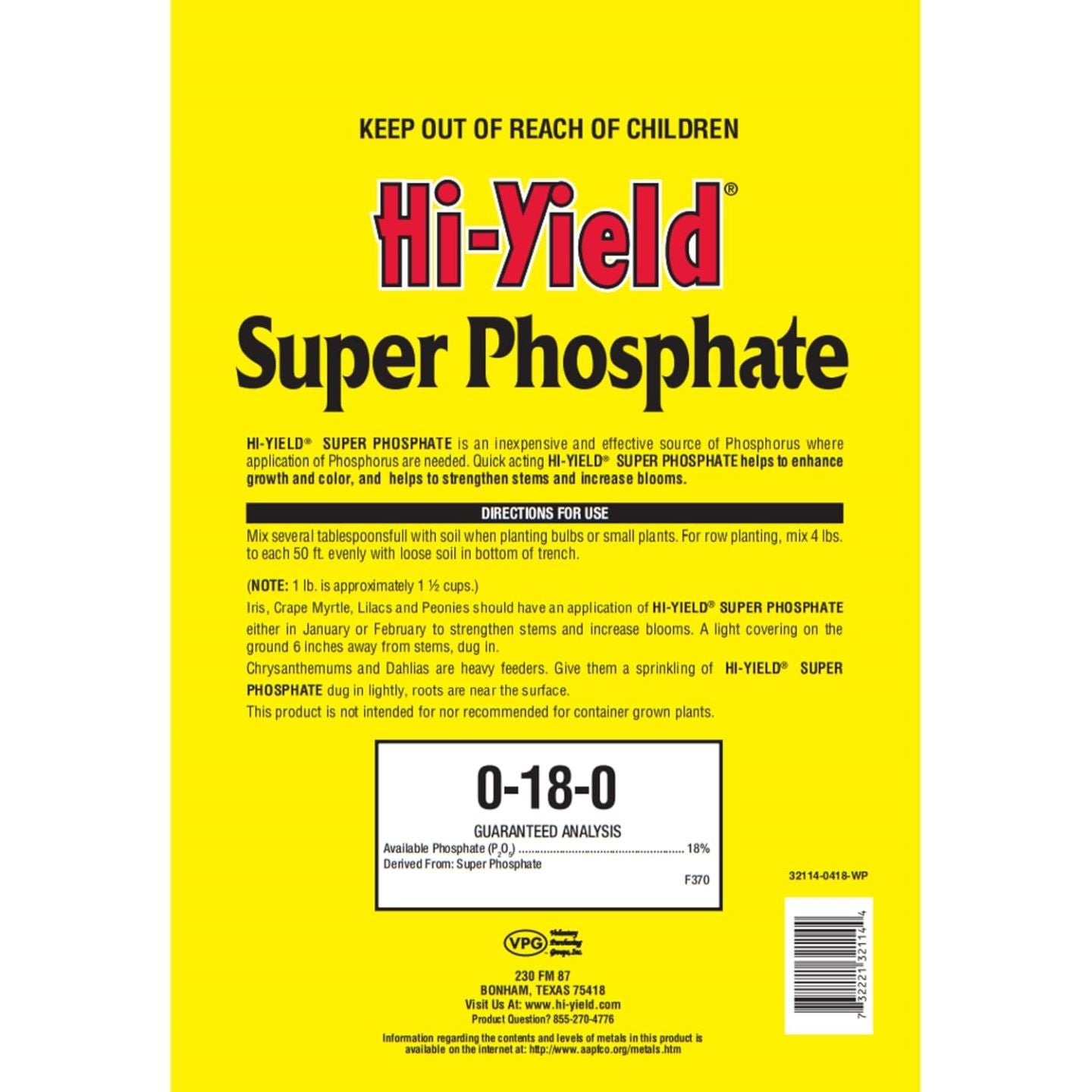 SUPER PHOSPHATE 15LB