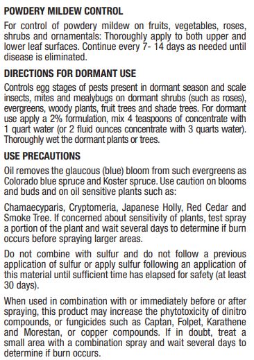 HORTICULTURAL OIL 16oz