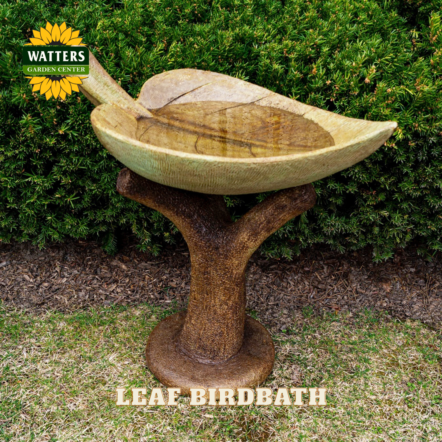 LEAF BIRDBATH