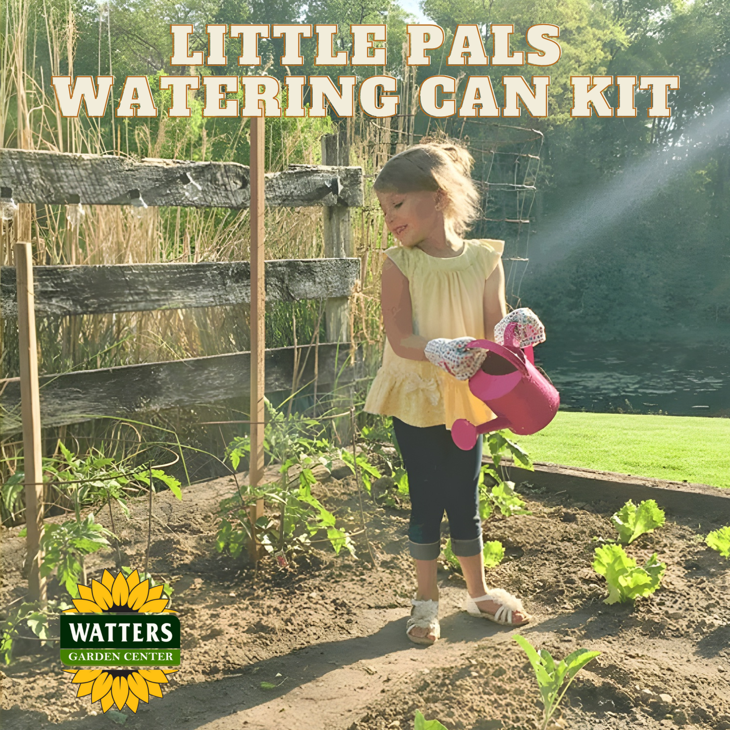 Little Pals Watering Can Kit - Pink