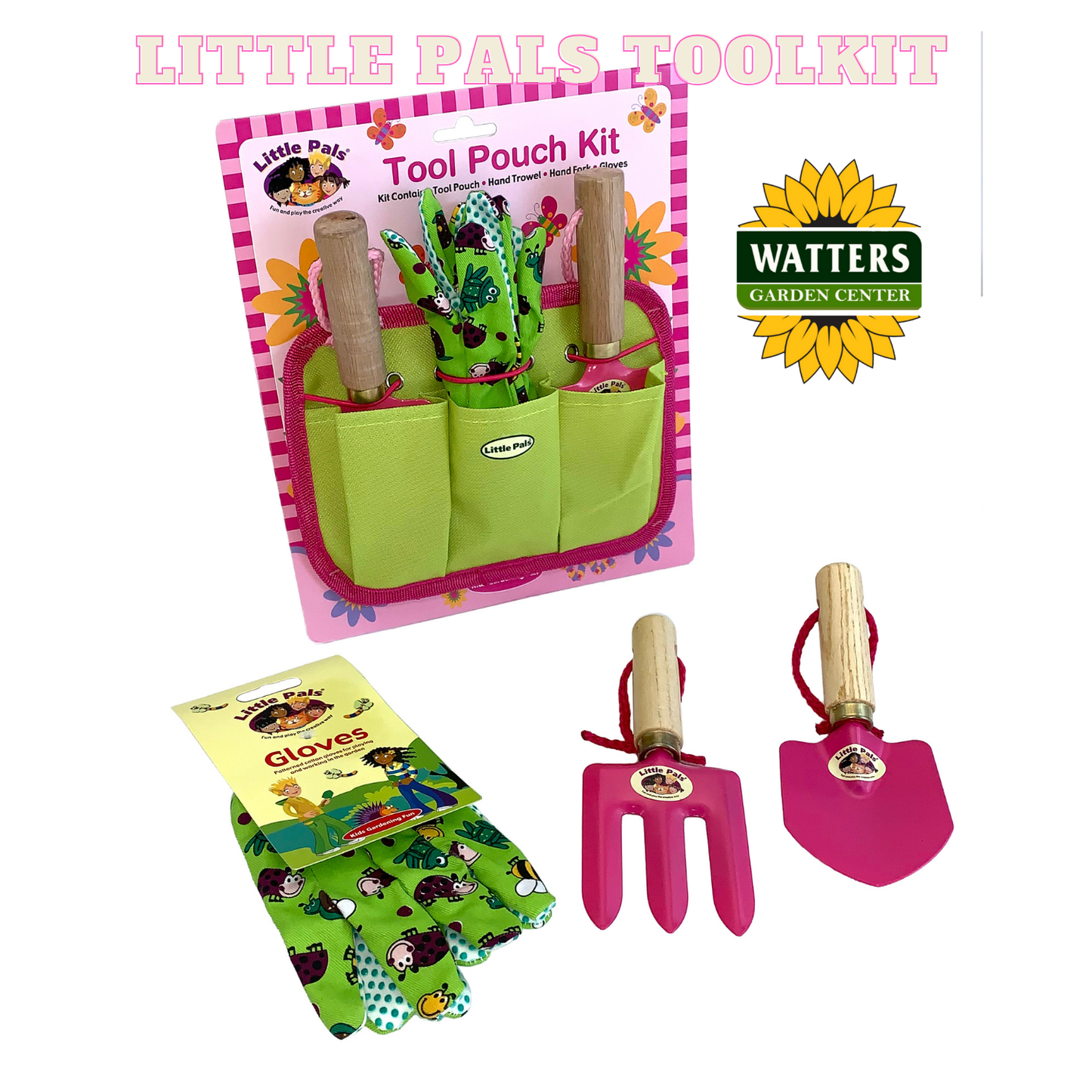 Little Pals Tool Pouch Kit -  Pink