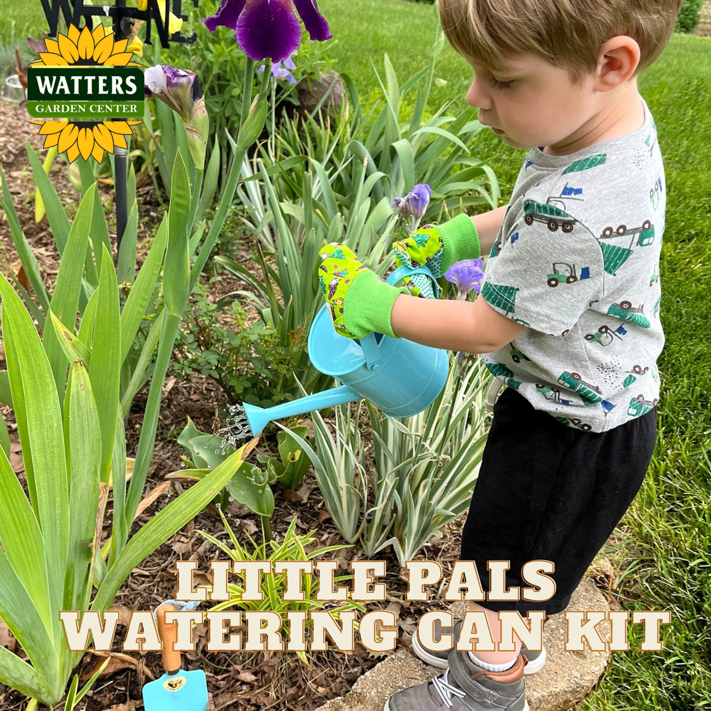 Little Pals Watering Can Kit - Blue