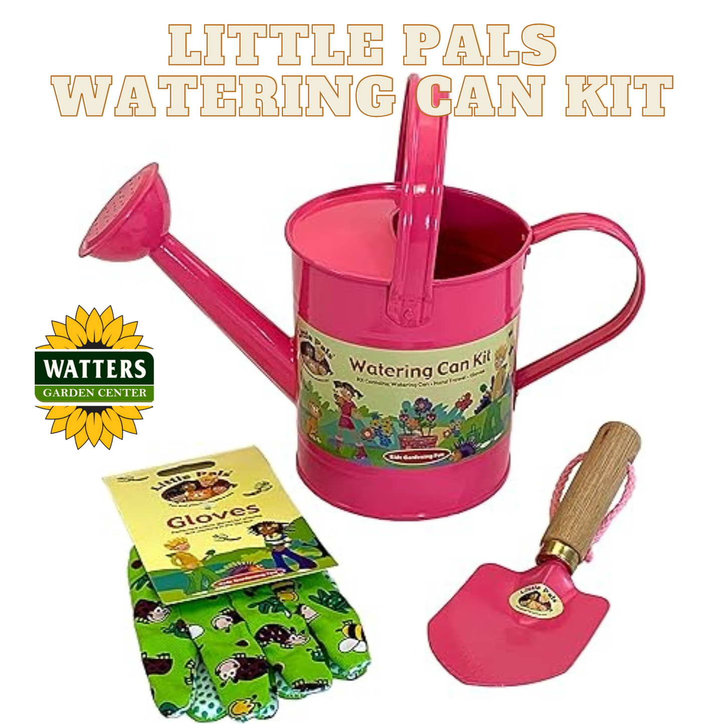 Little Pals Watering Can Kit - Pink