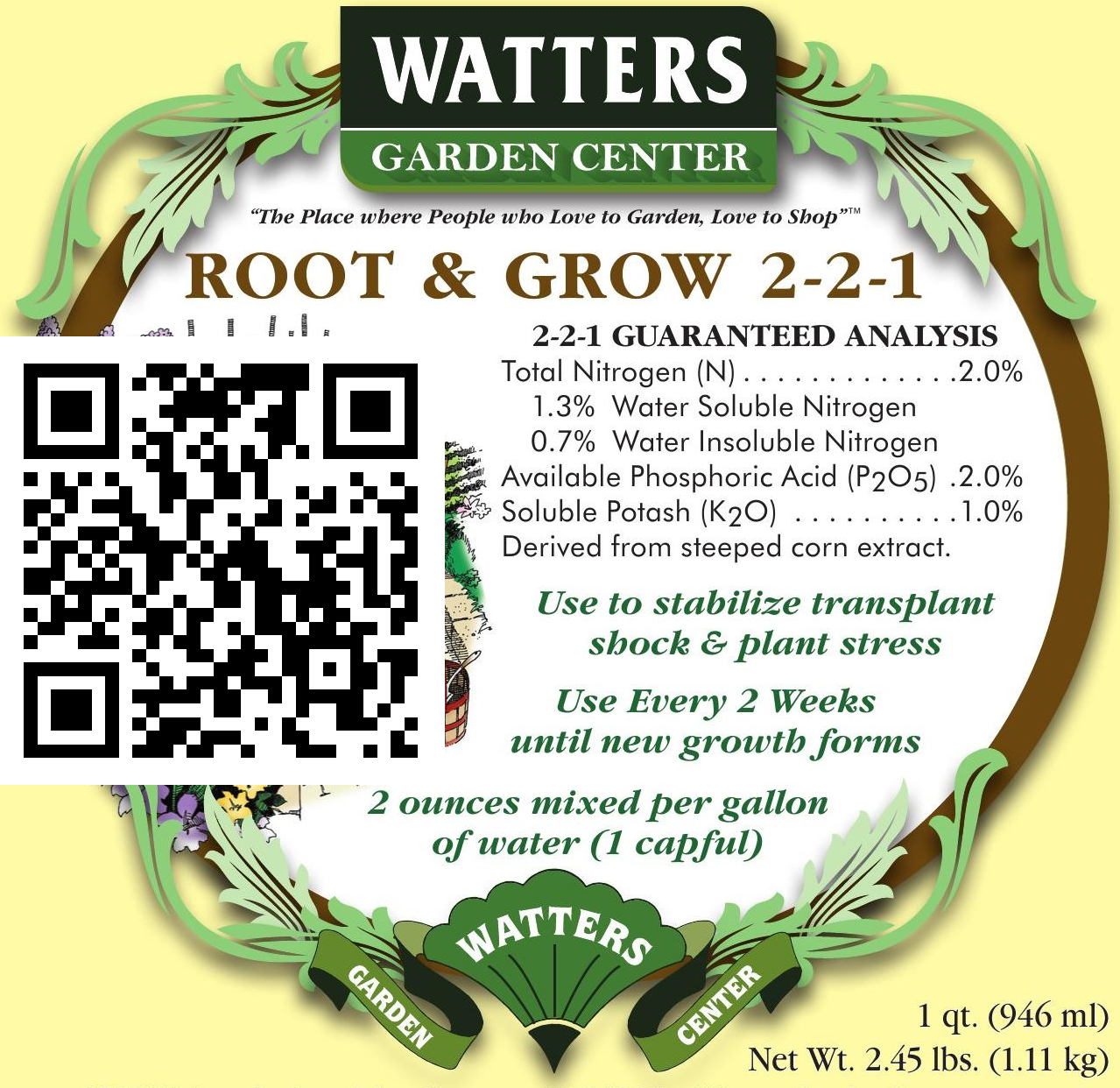 ROOT & GROW COMPOST TEA 1gal