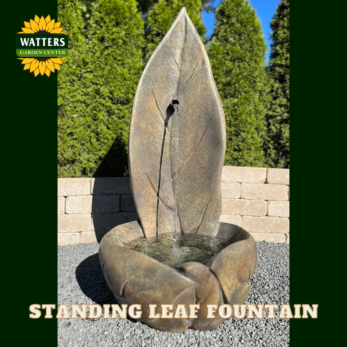 STANDING LEAF FOUNTAIN