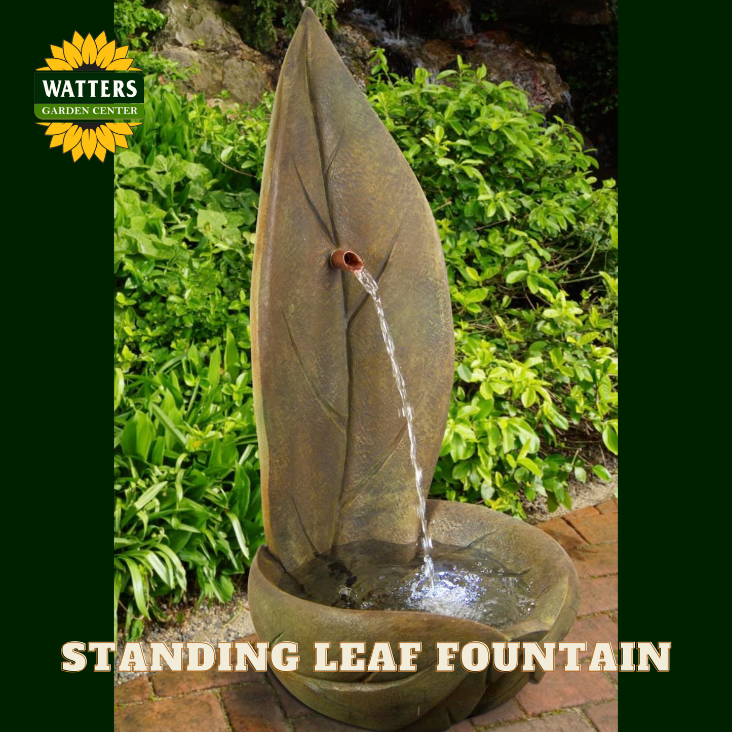 STANDING LEAF FOUNTAIN