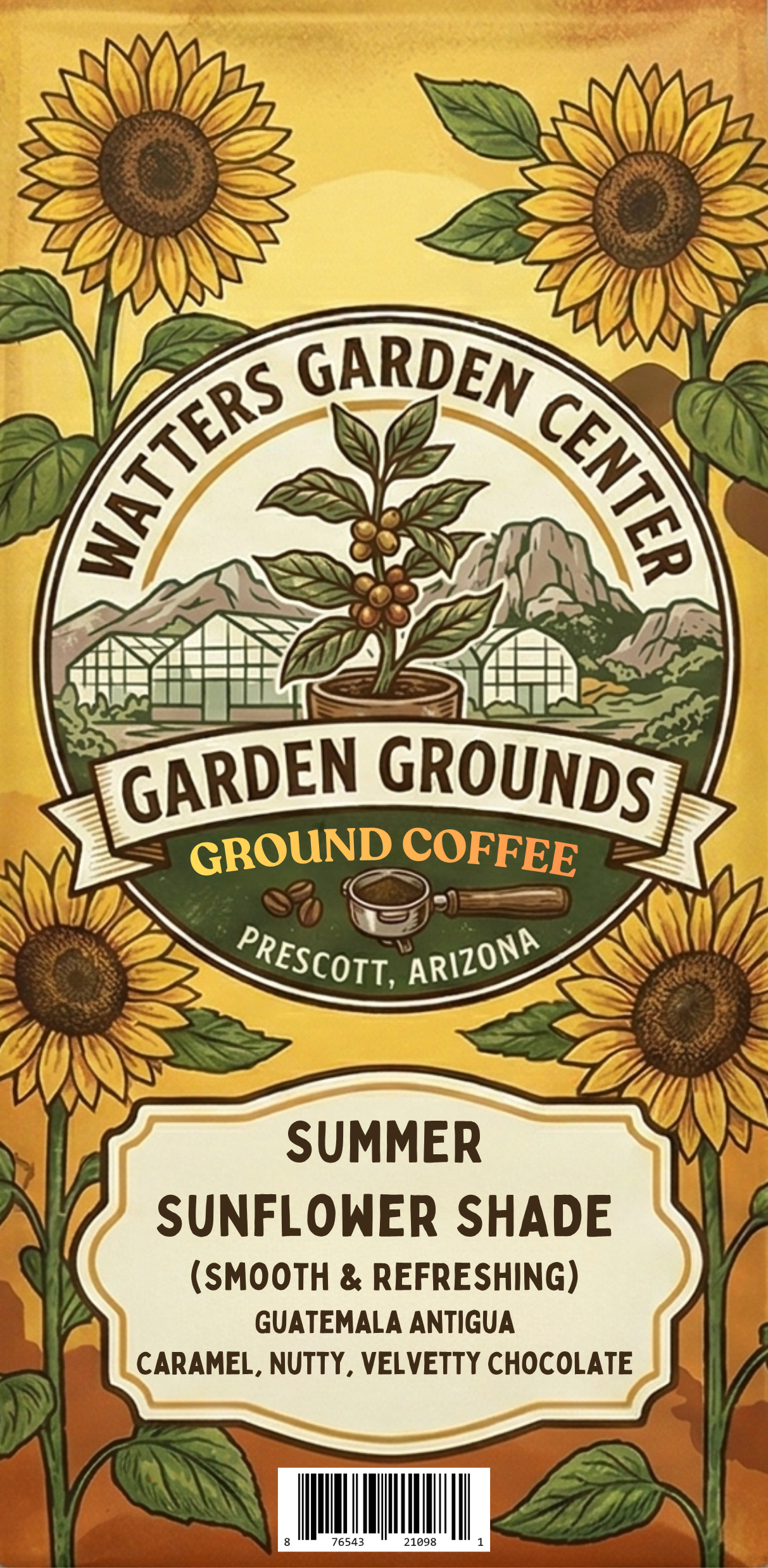 GARDEN GROUNDS SUMMER SUNFLOWER SHADE - GROUND
