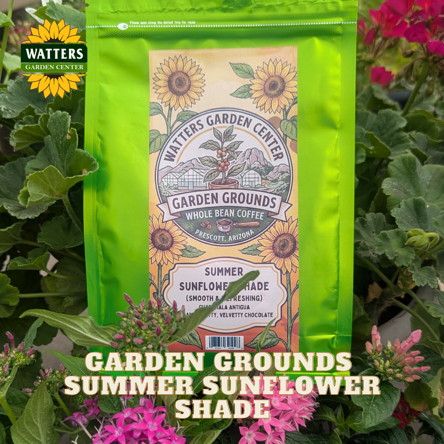 GARDEN GROUNDS SUMMER SUNFLOWER SHADE - GROUND