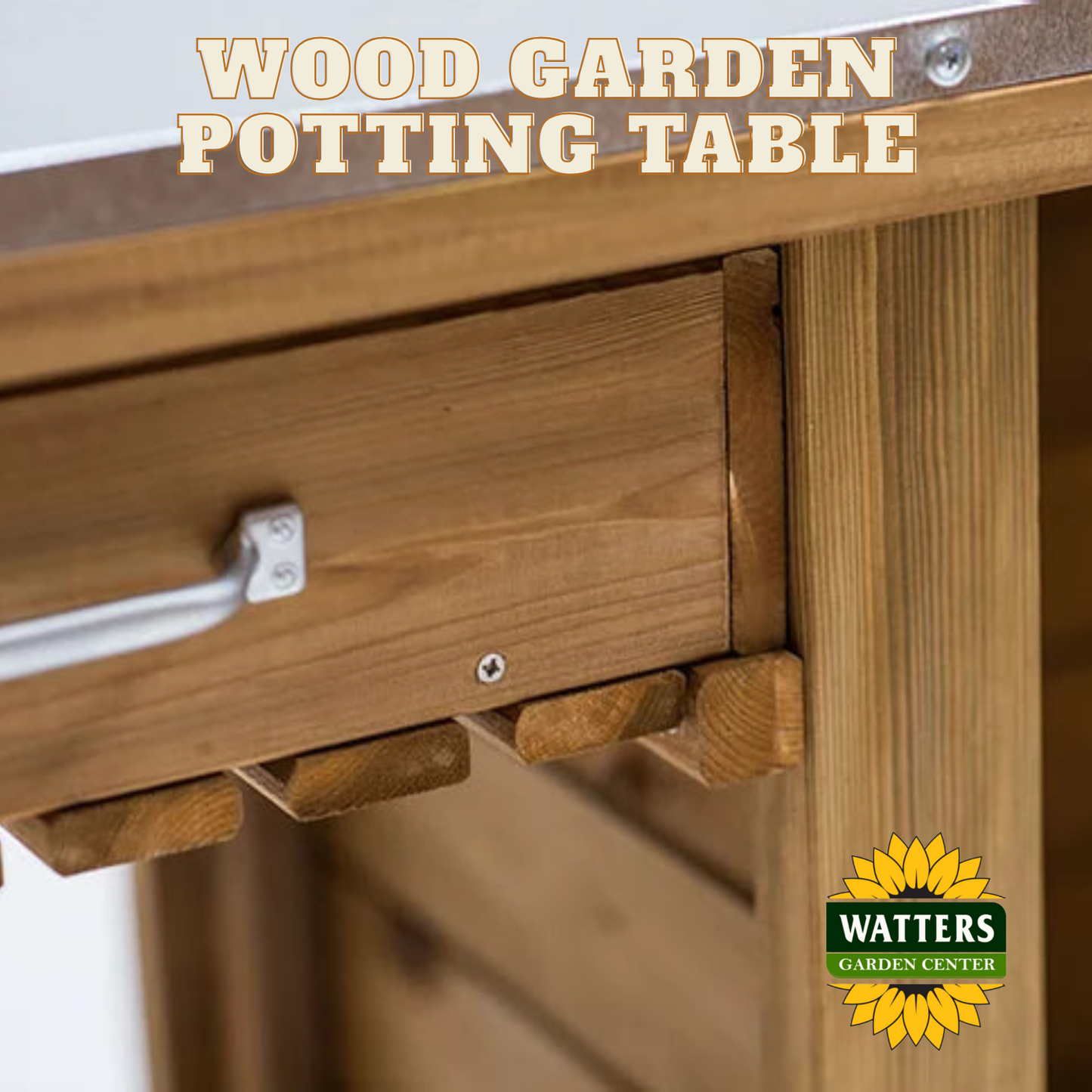 Gardeners Table with Wheels