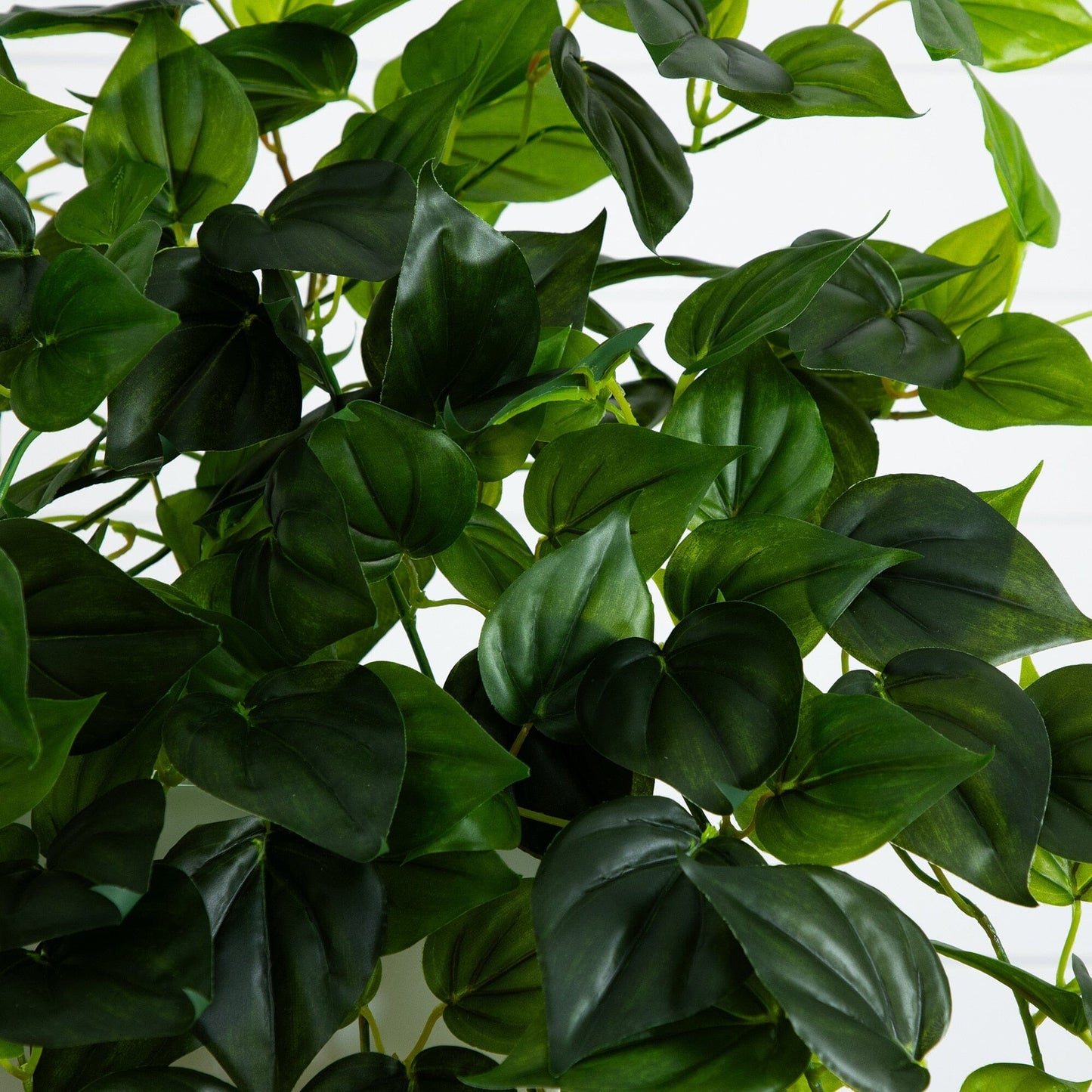 Philodendron Faux Hanging Plant (Set of 2) 32”