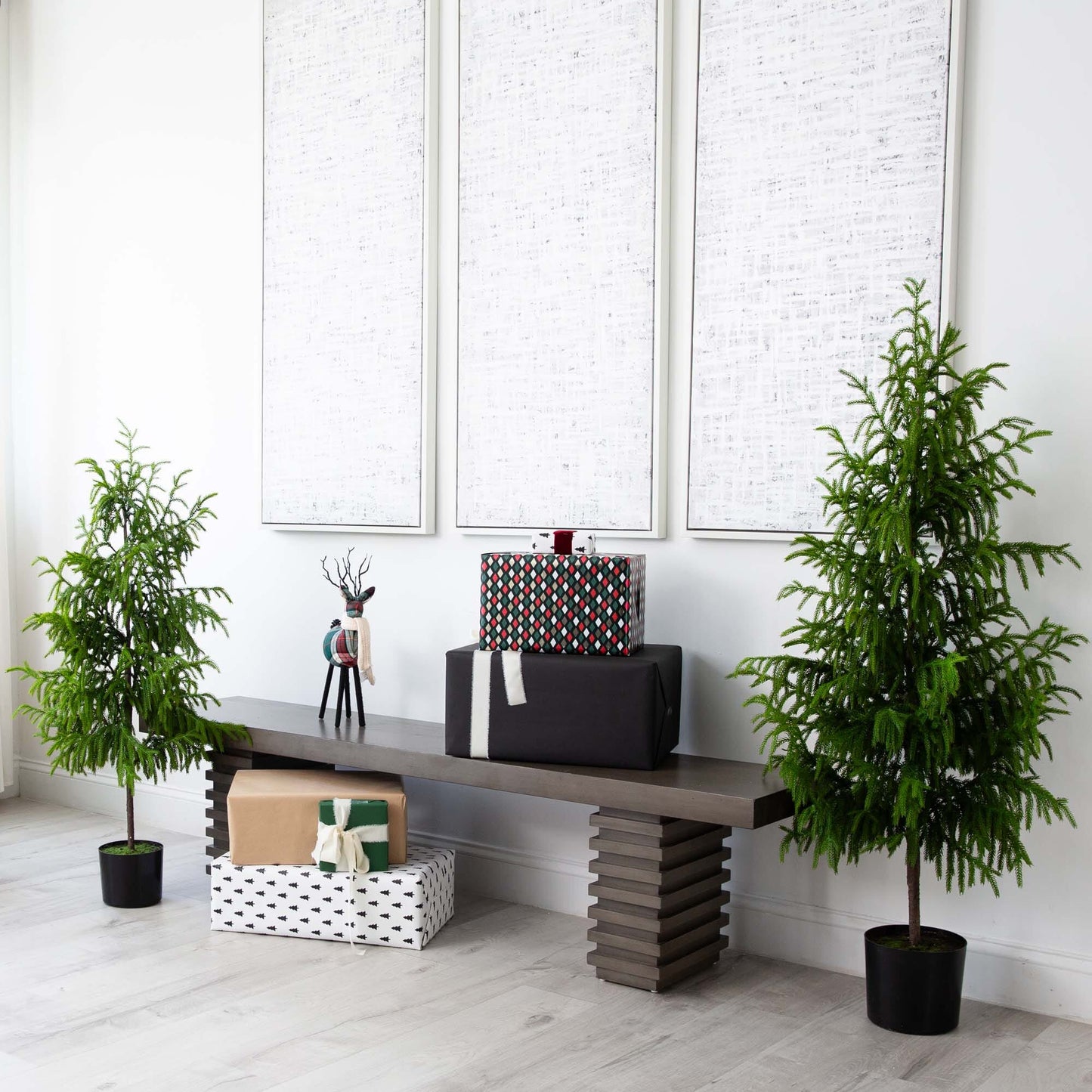 Norfolk Pine Faux Tree 4'