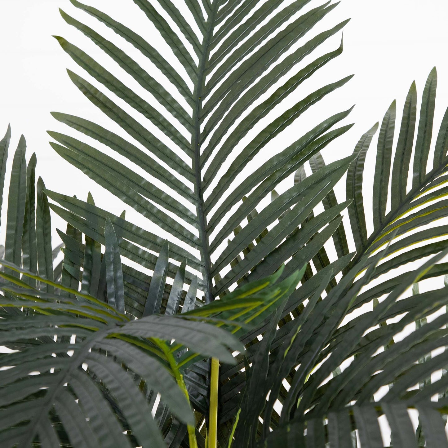 Golden Cane Palm Triple Stalk Faux Tree (Set of 2) 6’