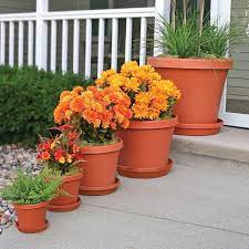 TERRACOTTA PLASTIC SAUCER  10in
