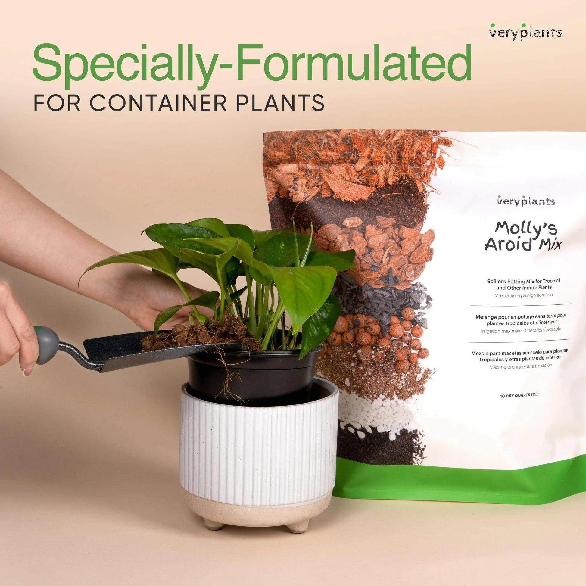 potting mix for aroids MOLLYS AROID MIX 10qt – Watters Garden Center