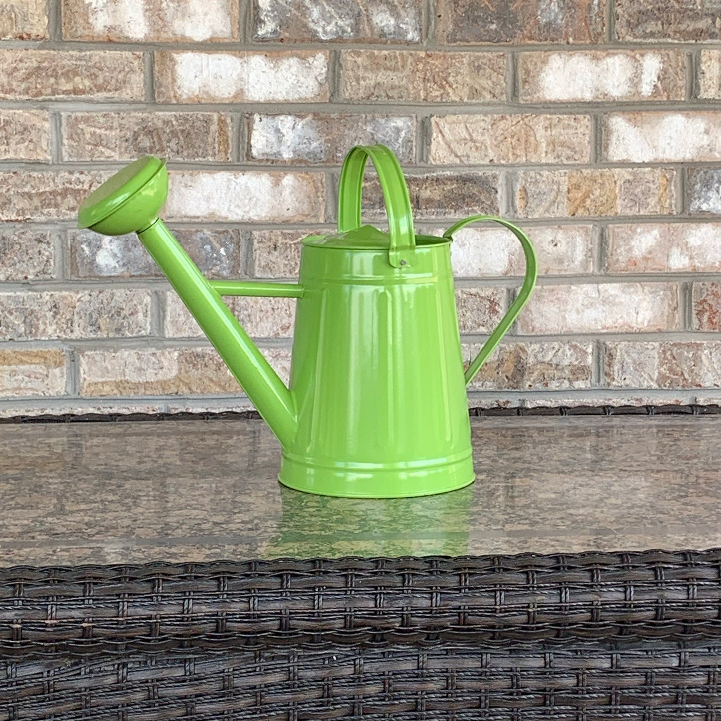 1.2 gal Green Metal Watering Can