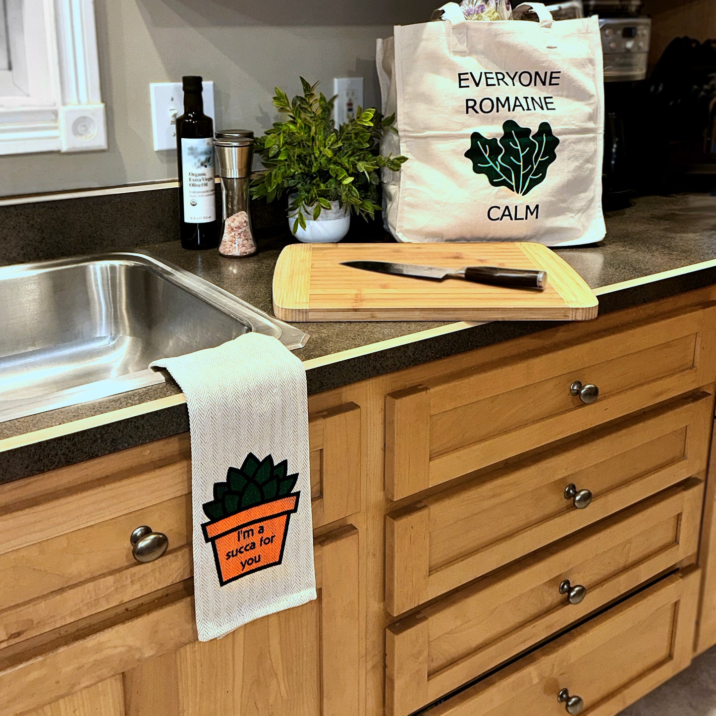 Cloth Bag - Everyone Romaine Calm