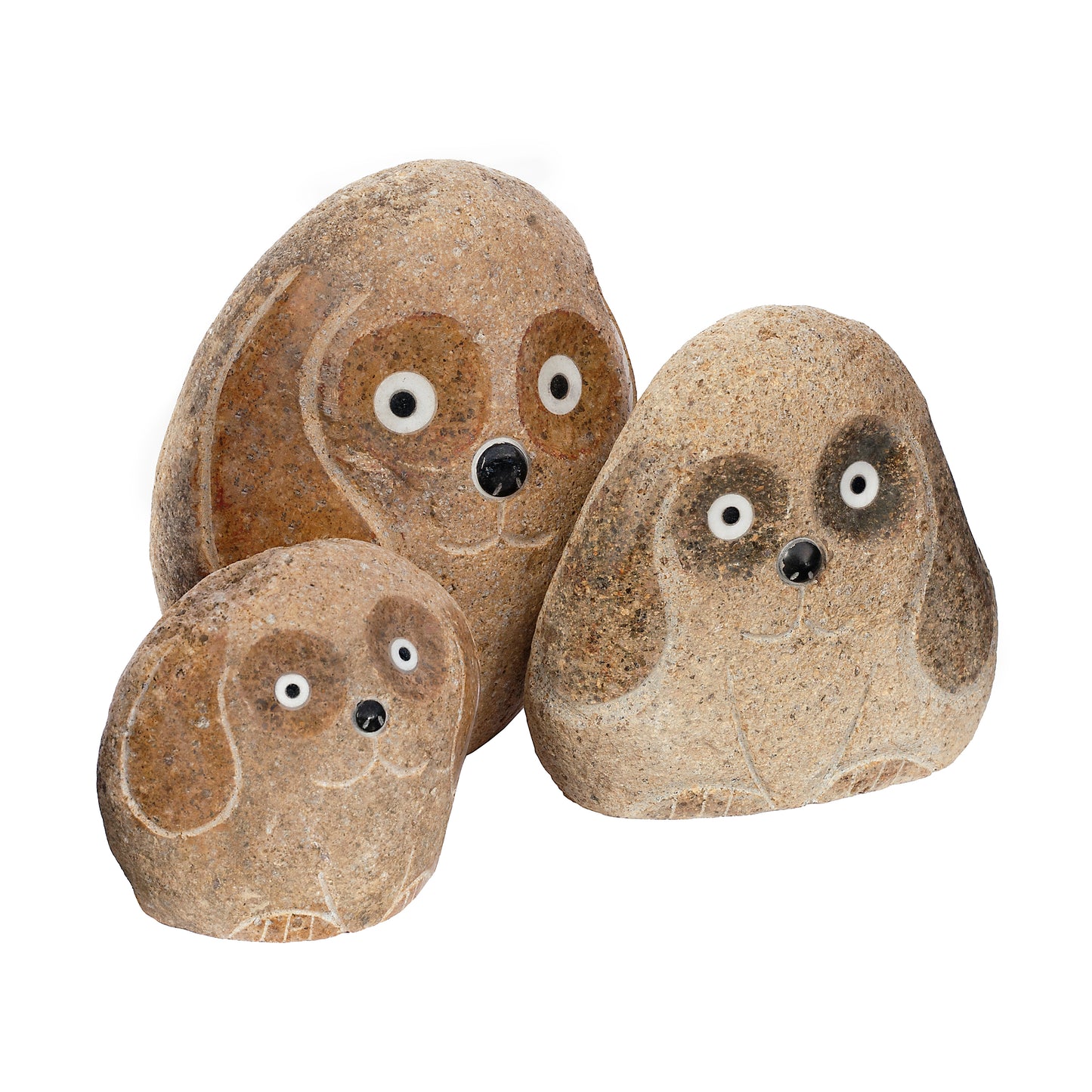 Boulder Dog Family - adorabe 3 Pcs 4"-6"-8"