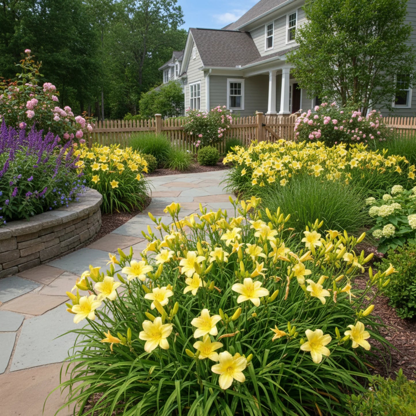 Rainbow Rhythm® 'Going Bananas' Daylily (HEMER GOING BANANAS) - 1 gallon