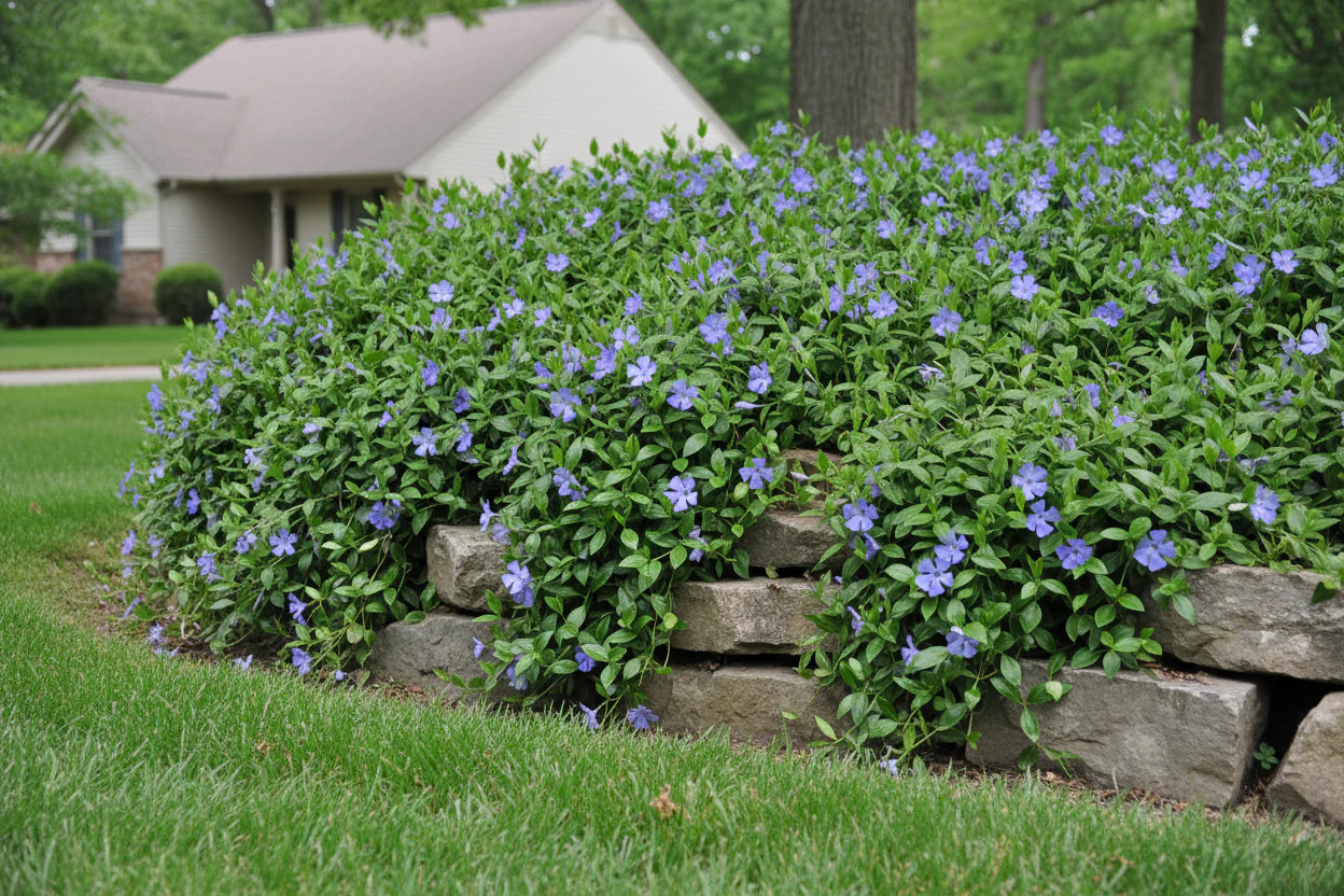 Bowles Dwarf Periwinkle (VINCA MINOR BOWLES) - 1 gallon