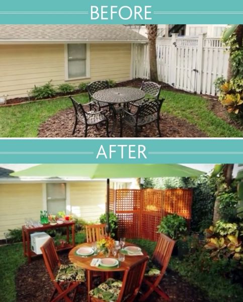 before and after landscape