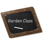 Garden Class Blackboard