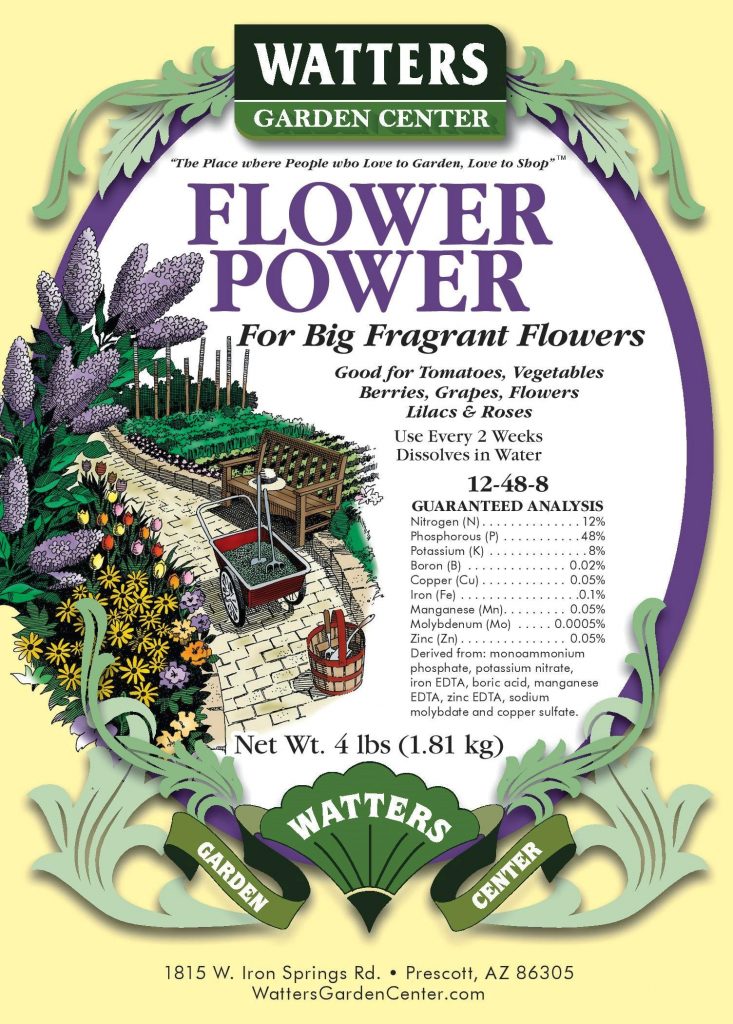 Flower Power Label For big fragrant flowers