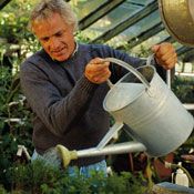 Guy with Watering Can