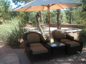 chairs Patio with umbrellas for Shade